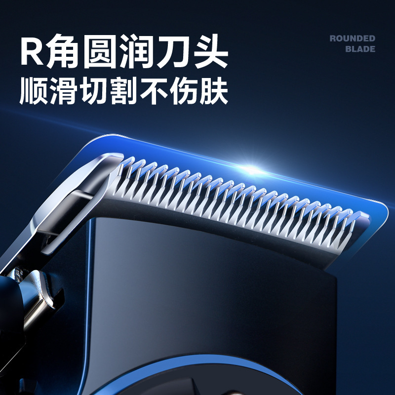 Cross-Border Digital Display Hair Clipper, Electric Hair Clipper, Home Hair Salon, Adult Electric Hair Clipper, Razor, Children's Hair Clipper, Engraving Wonder Tool details Picture