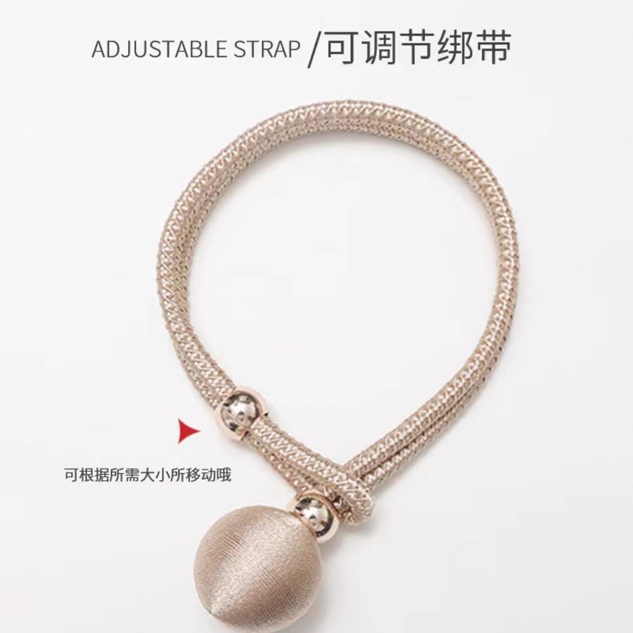 Cross-border spot wholesale, simple and non-perforated curtain ties, pull-out binding ropes, curtain buckle accessories, factory direct sales details Picture