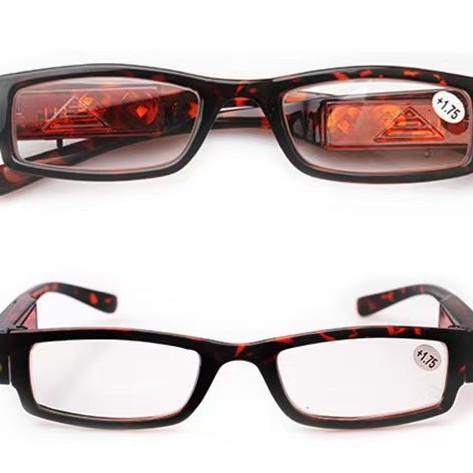 New manufacturer's in-stock simple reading glasses with lights, high-definition lens lighting, multi-functional, unisex, lightweight Specification image