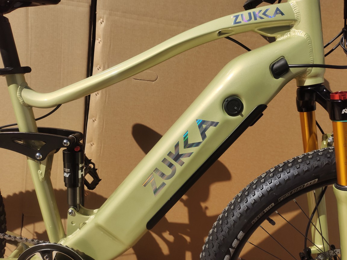 Electric lithium battery-assisted mountain biking, adult variable speed, male and female student cross-country racing, rear-mounted motor Item Picture