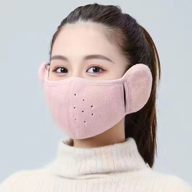 Windproof face mask, winter men's cycling and skiing warm and cold-proof face protection ear mask, women's electric bike anti-freezing ear mask Specification image