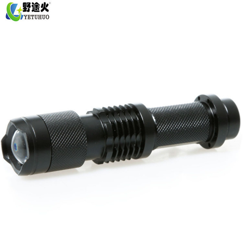 T6强光变焦手电筒18650充电L2灯SK98老款户外骑行远射防水LED手电产品图