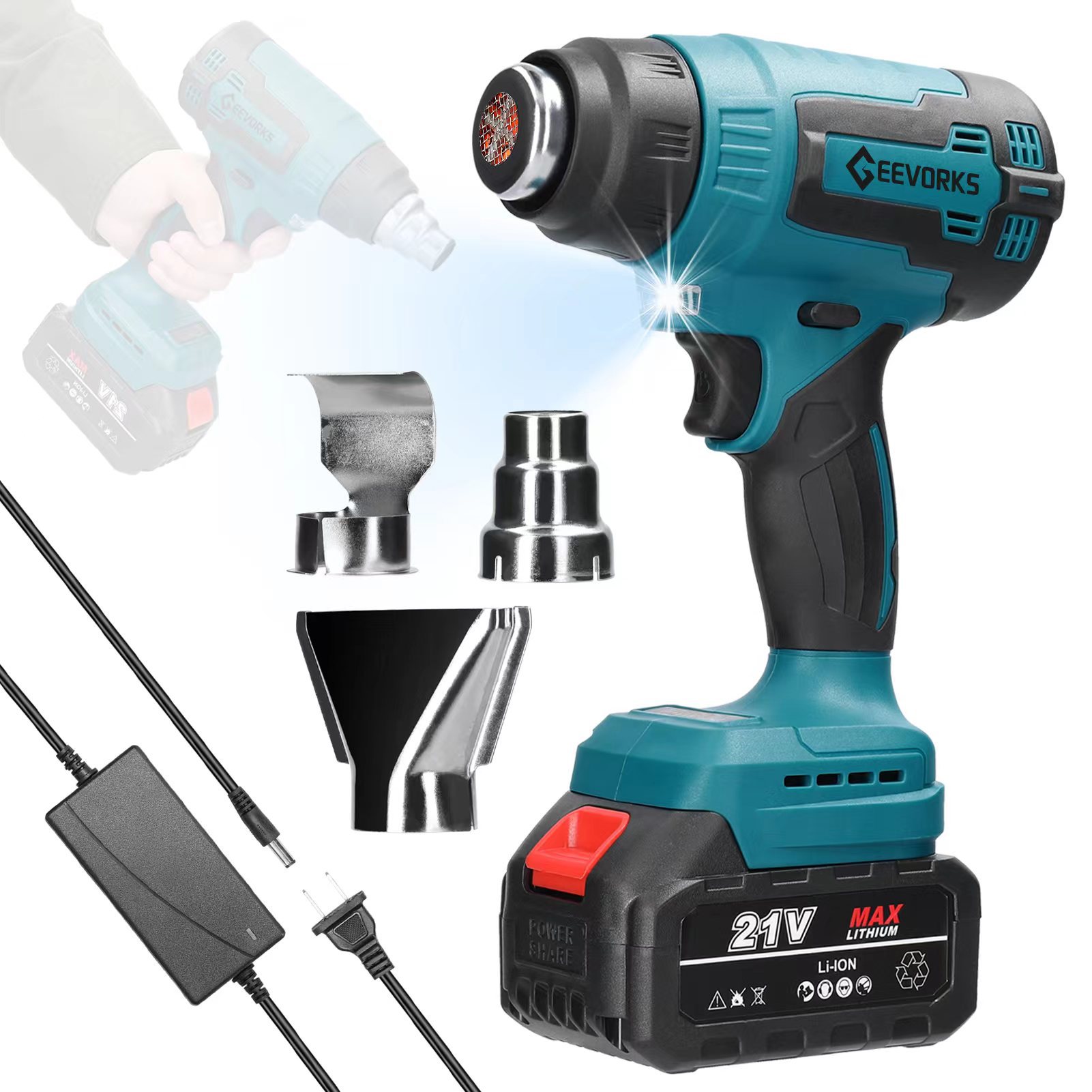 E25140 hot air gun 1500 battery Application Scenario