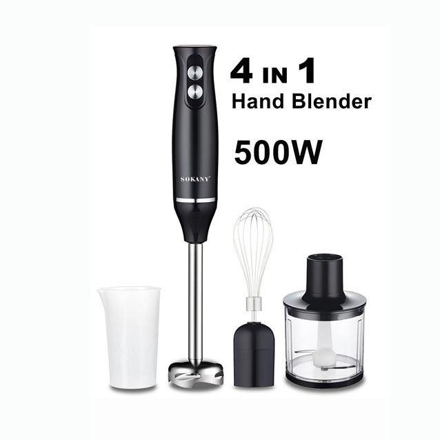 Foreign trade four-in-one mixer, multi-functional handheld mixer, egg beater, baby food mixer, electric details Picture