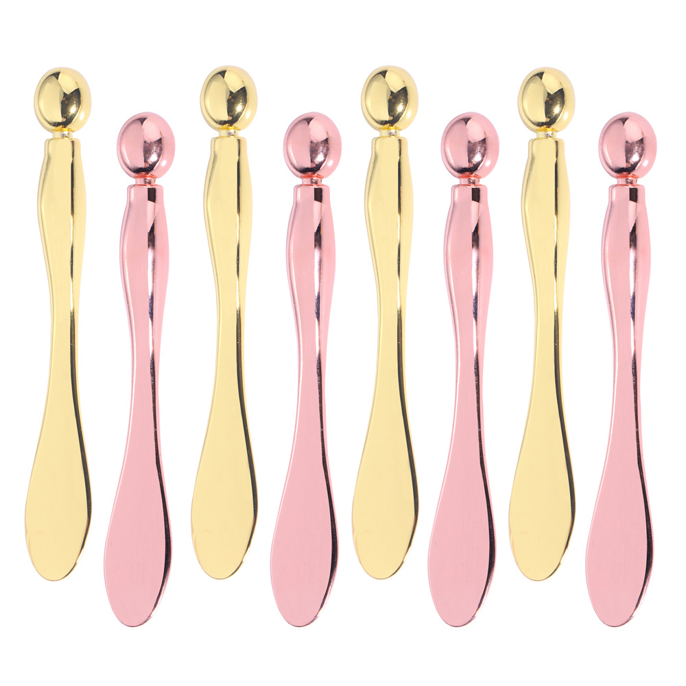 金属眼霜棒面部眼部按摩导入棒挖勺工具按摩仪涂抹美容脸部