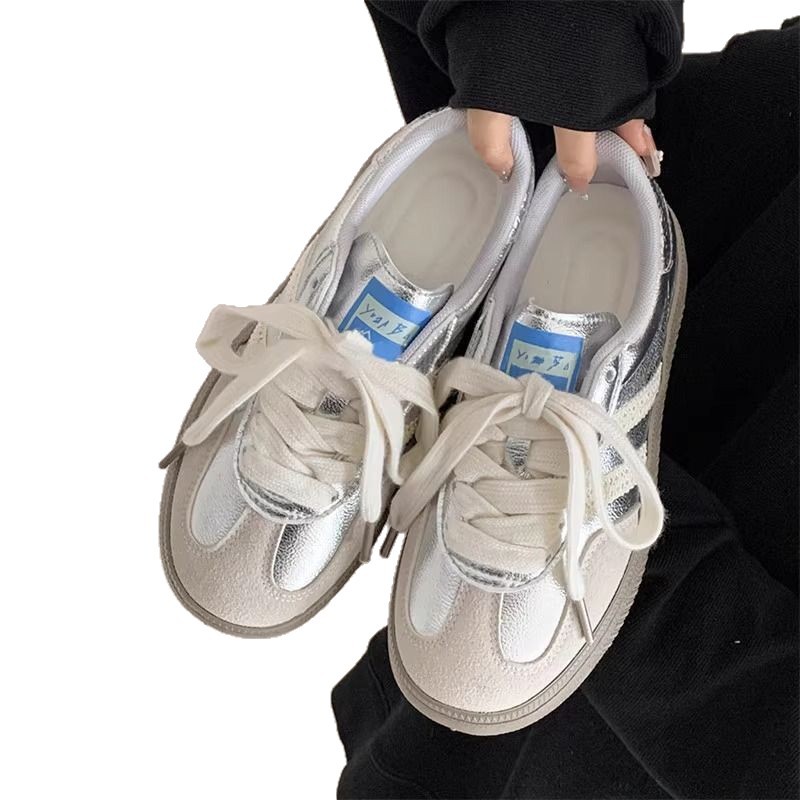 Retro German training shoes for women, Spring 2025 new white sneakers, ins, trendy and versatile, casual sports sneakers for students Item Picture