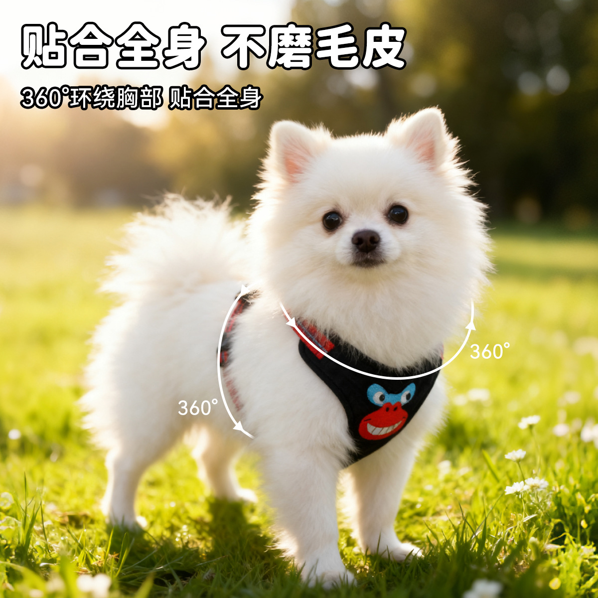 宠物围巾实物图