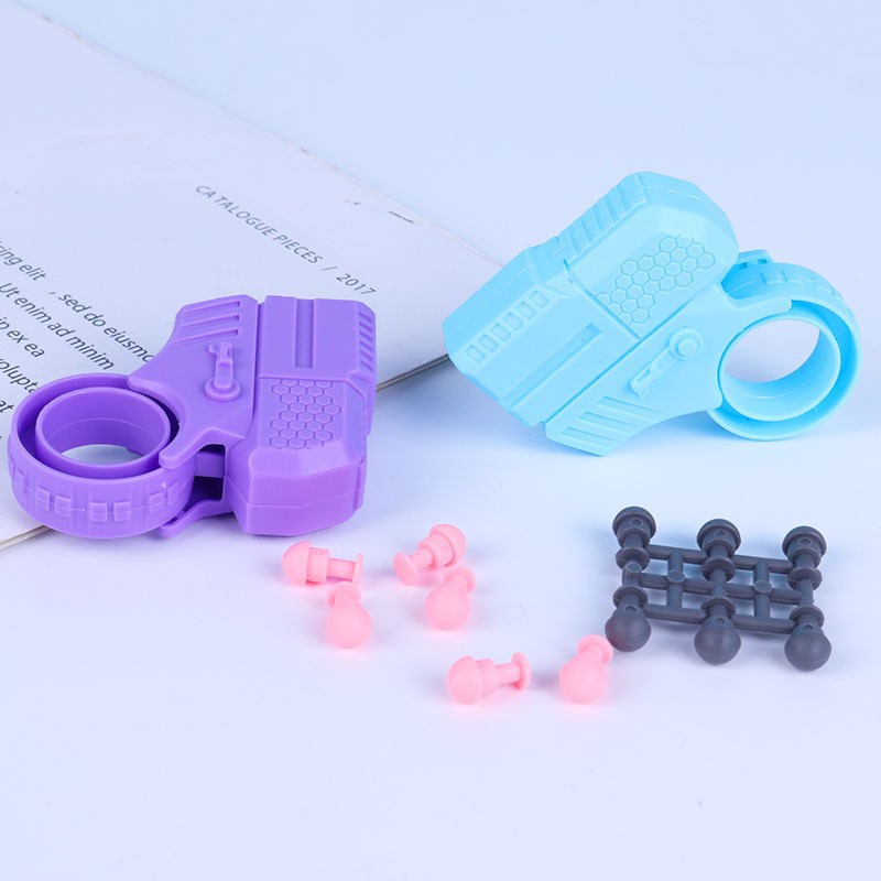 Fun ring gun, children's toy, water bomb submachine gun, electric toy gun, suitable for boys and girls for entertainment and games Specification image