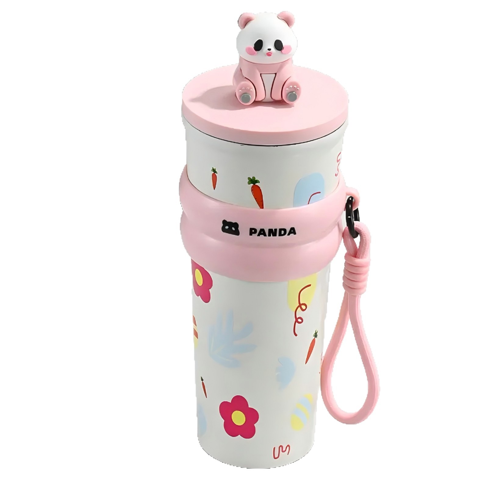 保温杯/钛杯/儿童316不锈钢水壶/水杯儿童保温/水杯保温儿童白底实物图