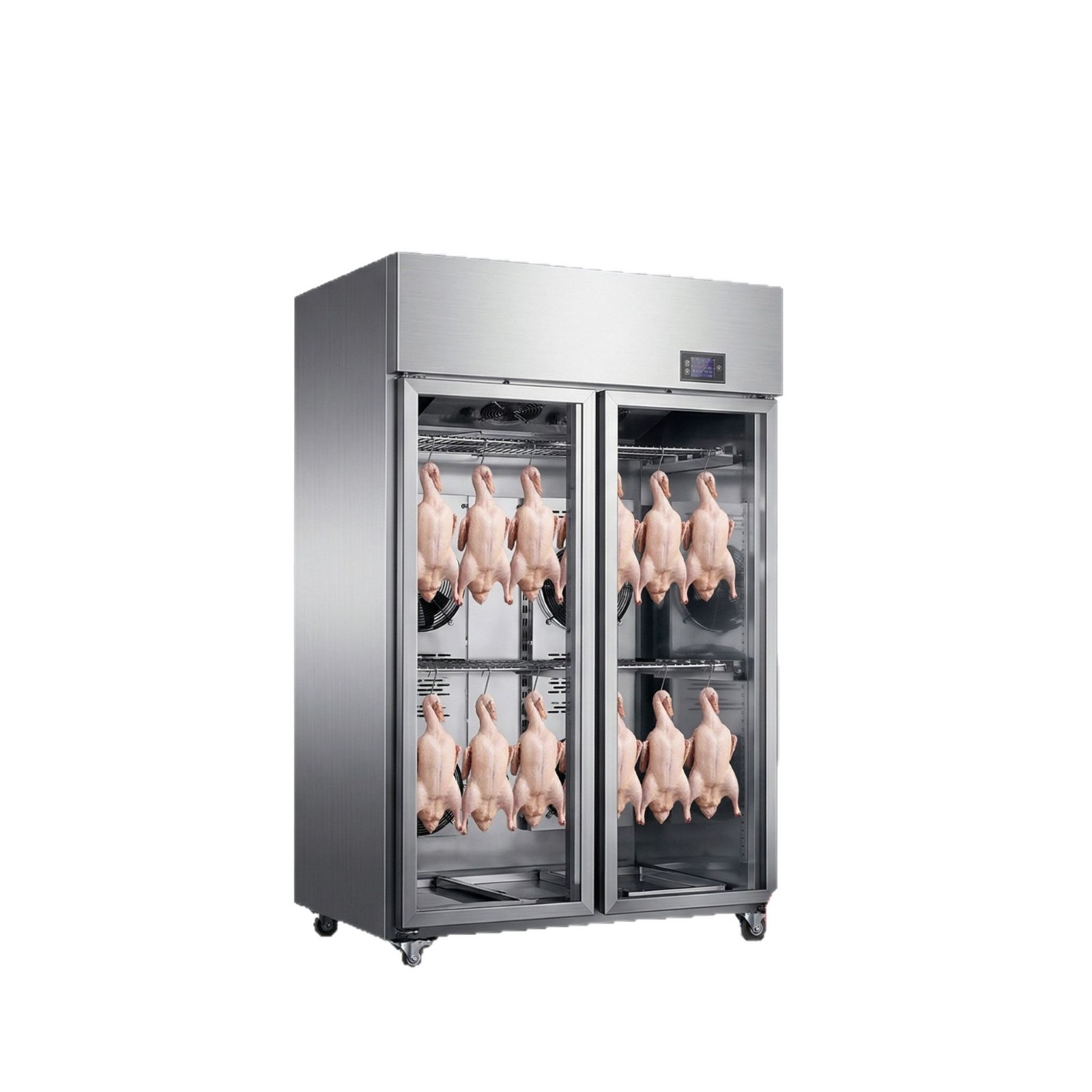 Commercial large-capacity embryo drying cabinets, intelligent air-drying cabinets for roast duck and goose, hanging duck cabinets for roast meat stores, air-cooled dehumidification and preservation cabinets Item Picture