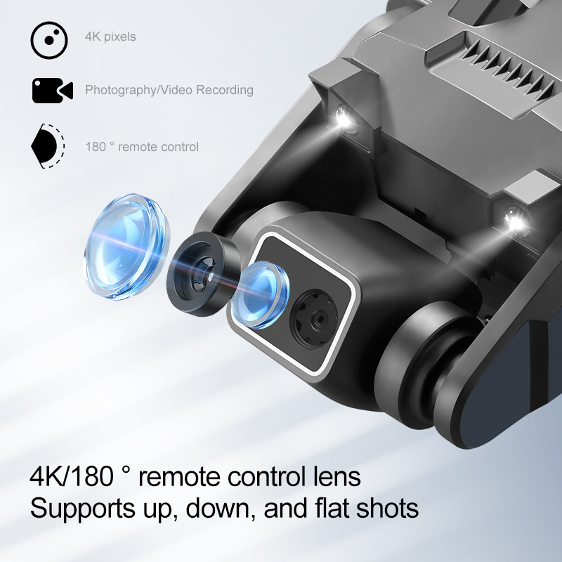 The cross-border new product RG700 quad-axis brushless unmanned aerial vehicle (UAV) for aerial photography, optical flow electronic speed regulation, GPS one-click return flight is for export Specification image