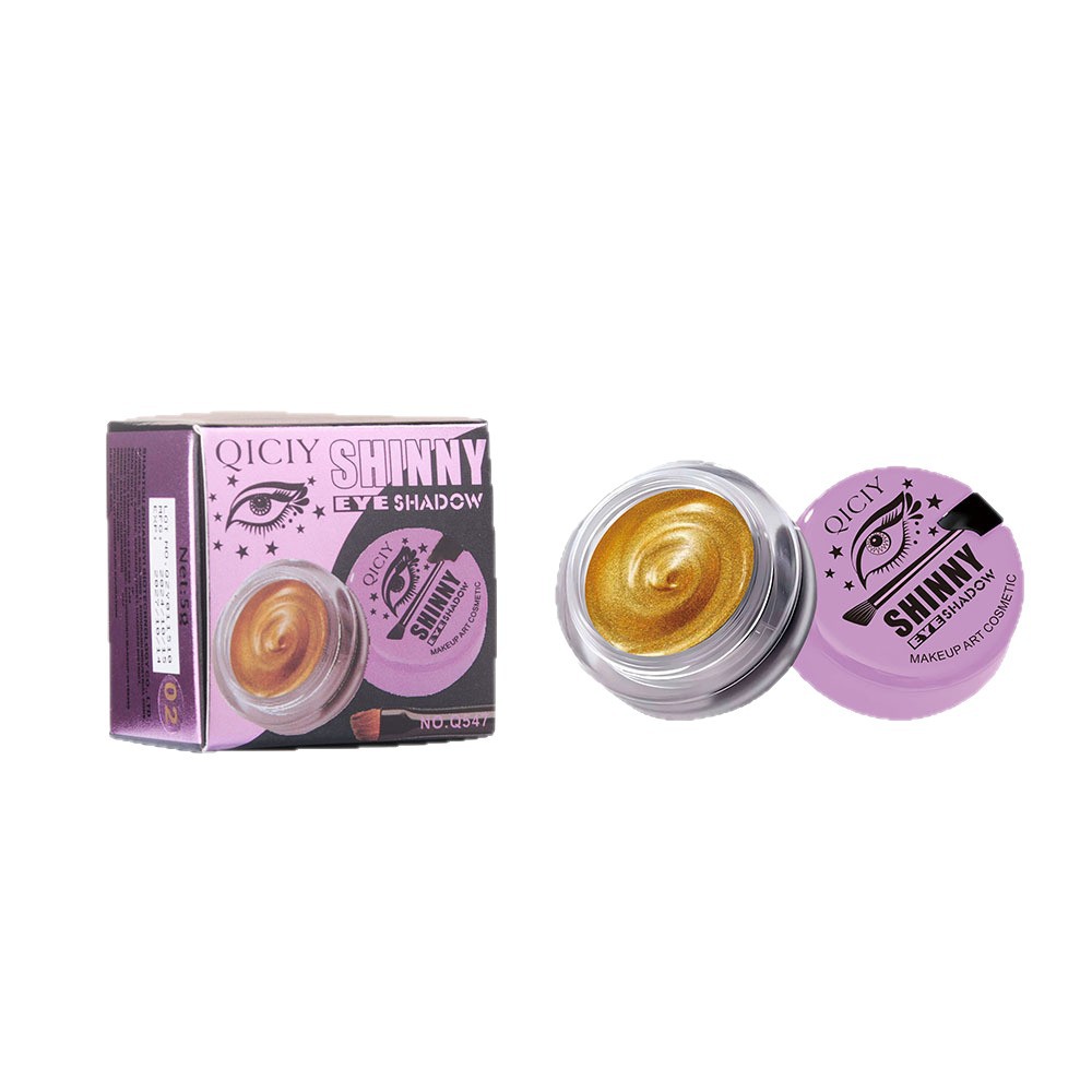 Cross-border exclusive QICIY ten-color eyeshadow, long-lasting color display without smudging, waterproof and sweat-proof, brightening eyeshadow makeup wholesale Item Picture