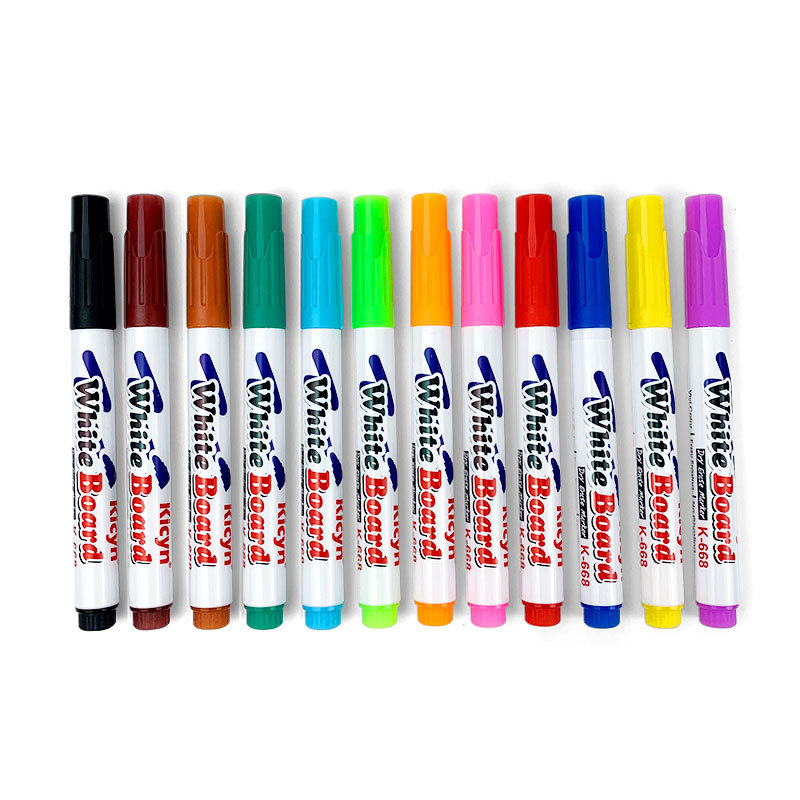 Children's water drawing floating pen, whiteboard pen, large capacity wholesale, erasable, vibrating floating pen, floating pen Item Picture
