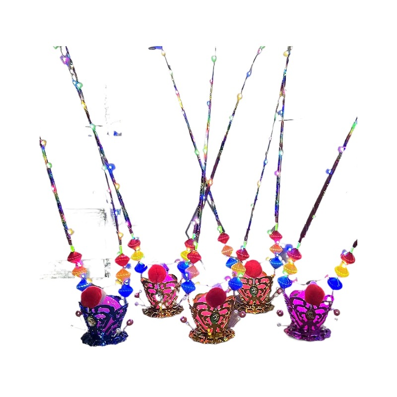 玩具/儿童玩具/光剑/发光充气球/魔法发光棒白底实物图