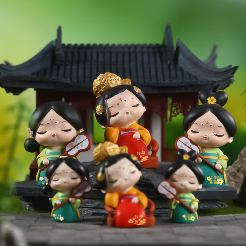 Best-selling new products factory direct sales: Tang Shiniu's small and medium-sized decorative items for home living rooms, handicrafts, and cute ornaments