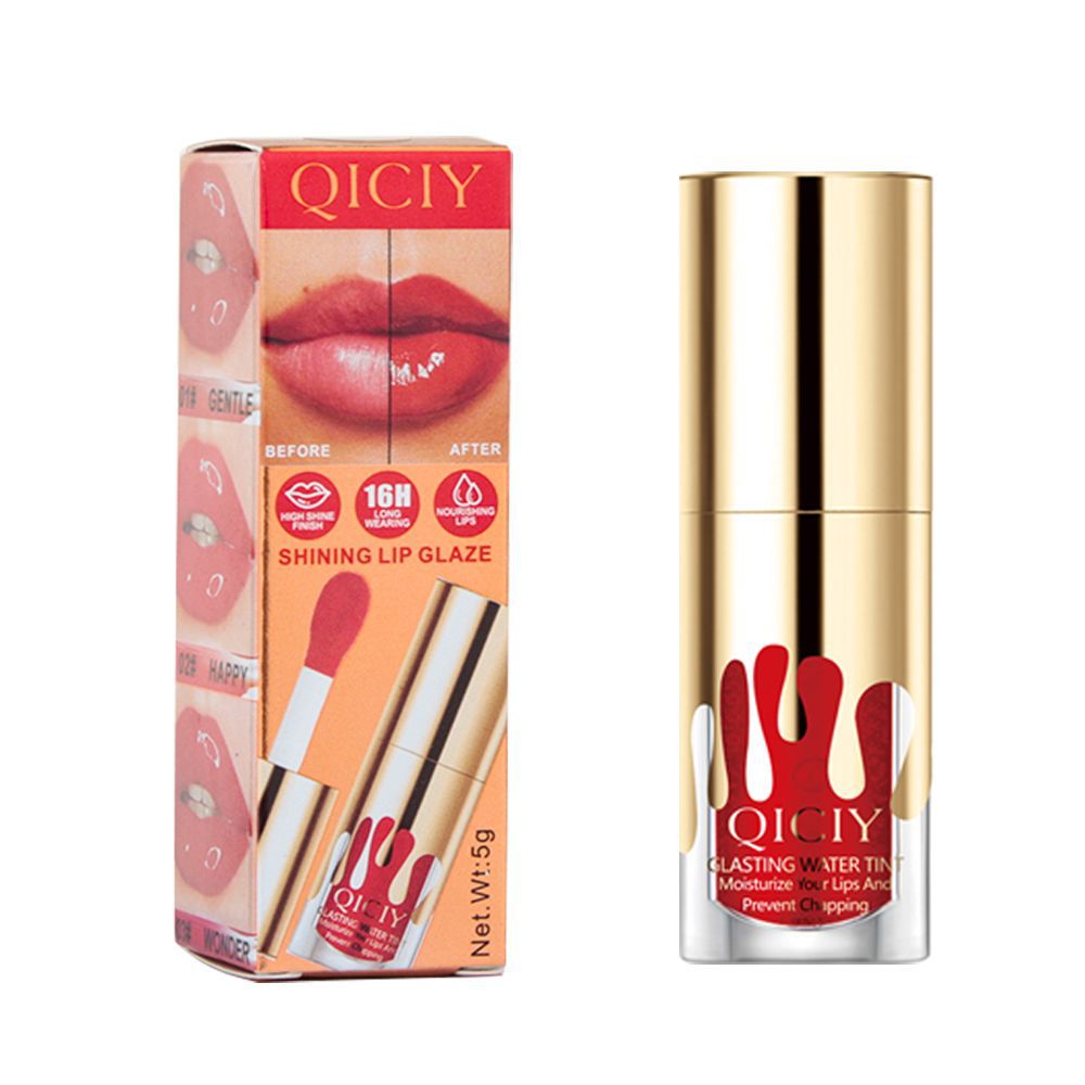 Cross-border exclusive QICIY 6-color lip gloss, with a hydrating and clear texture, light and non-sticky, fair and tender, elegant lip gloss wholesale Item Picture