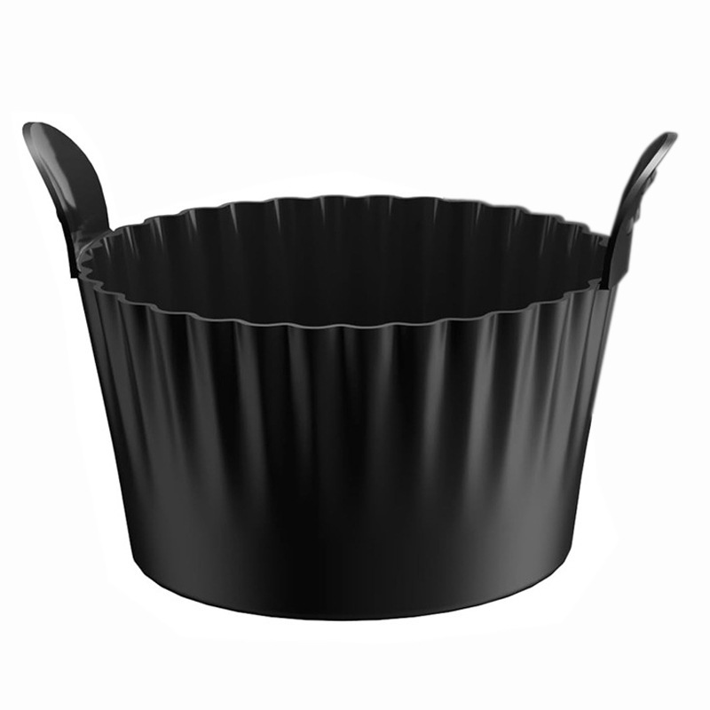 新款加厚加大空气炸锅硅胶烤蛋杯蒸蛋杯蒸蛋碗玛芬杯EggRamekin白底实物图