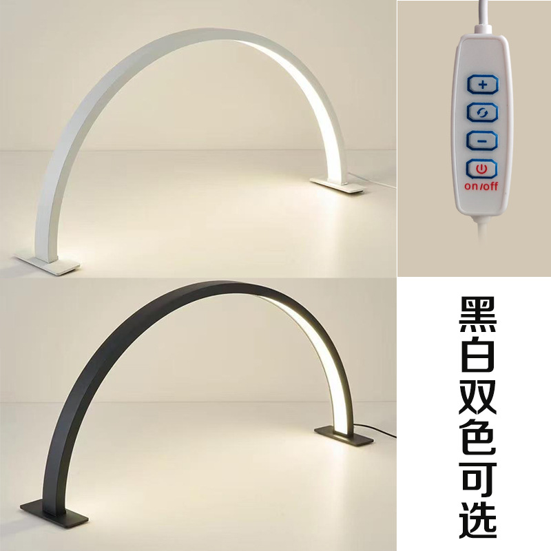 Cross-border half-month beauty and nail art lamp LED desktop eye-protecting supplementary light, simple work special for beauty salons and nail shops Application Scenario