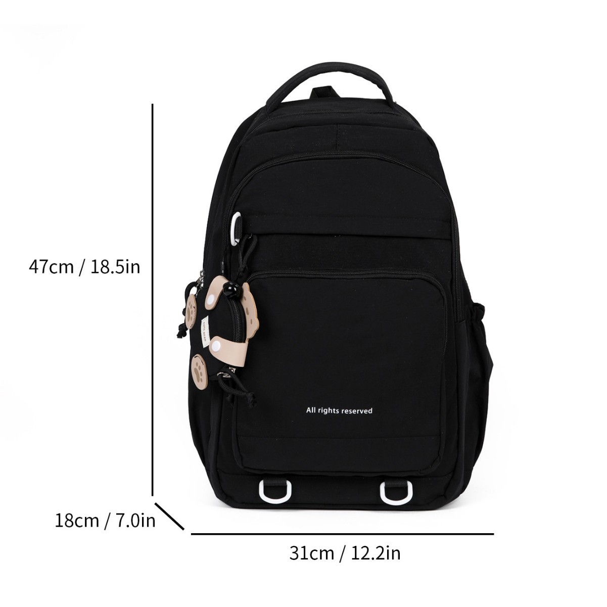 Wholesale of new student backpacks, casual travel backpacks, men's and women's computer bags and fashionable schoolbags for Spring/Summer 2026 Item Picture