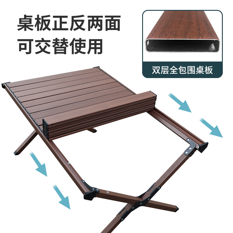 Dacheng outdoor folding chair, portable round tube Kemite chair, ultra-light fishing and camping equipment, picnic gear Application Scenario