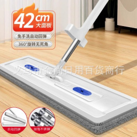 A new type of simple and easy-to-clean flat mop for household use that can be disinfected and cleaned with liquid. It is a dry and wet dual-purpose mop for lazy people details Picture