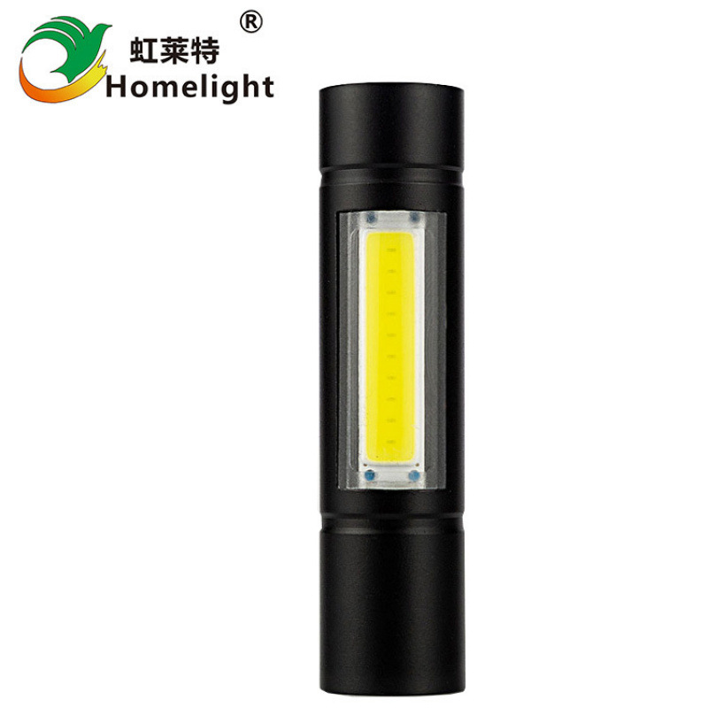 511 Mini Strong Light Usb Charging Led Gift Charging Outdoor Flashlight Cob Telescopic Zoom Gift Logo Application Scenario