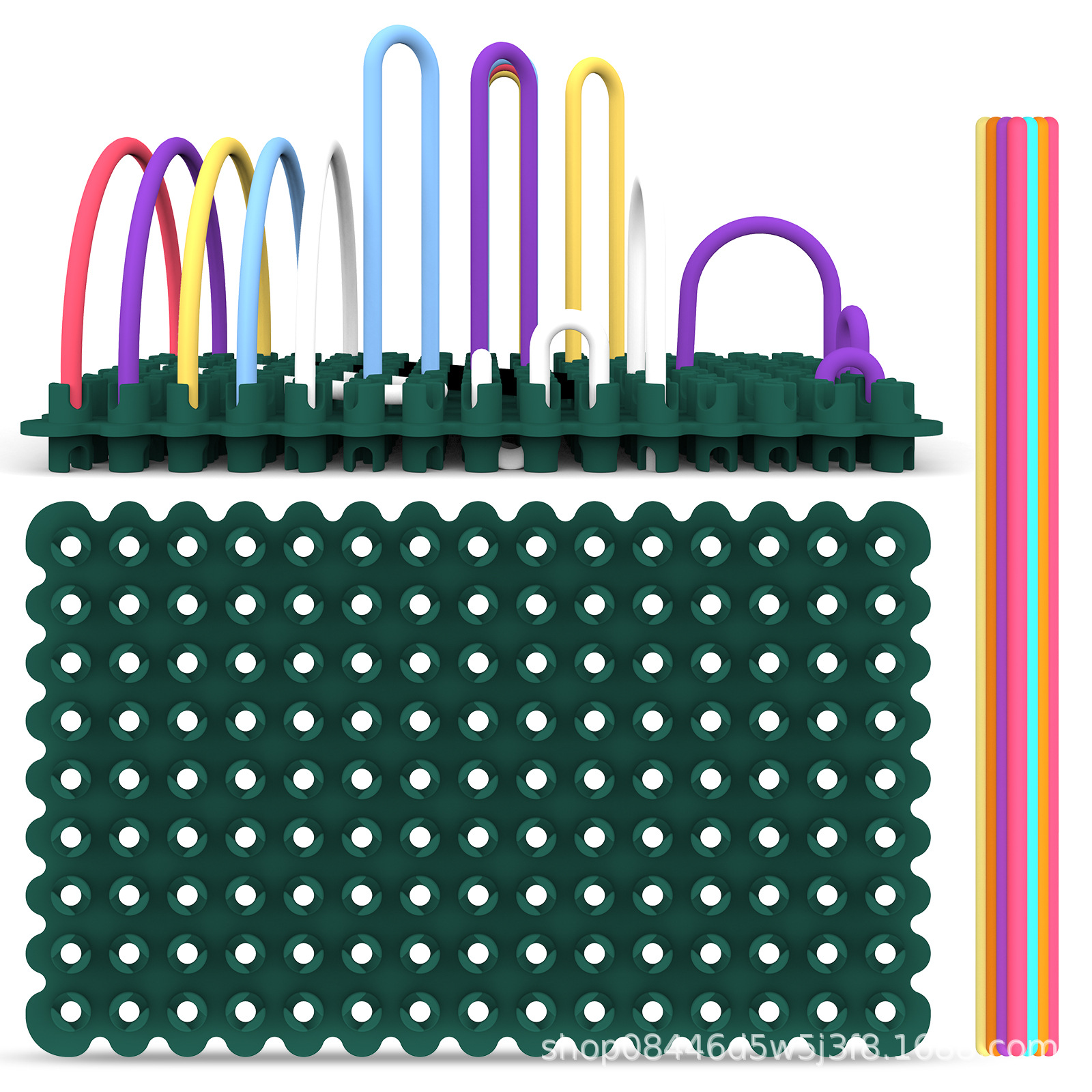 SensoryActivityBoard Food-grade silicone stress-relieving sensory board for educational sensory development Item Picture