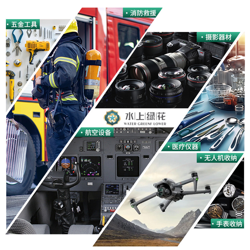 Wholesale stock thickened multi-specification ABS waterproof box, shockproof and drop-resistant, precision instrument and equipment box, hand-held tool box details Picture