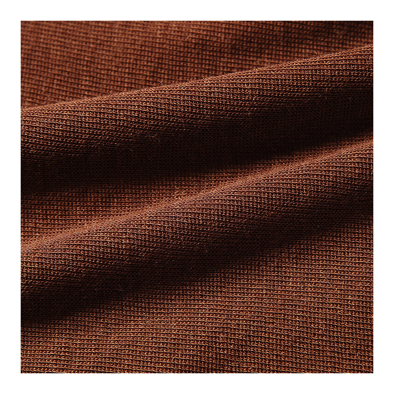 1*1天丝羊毛面料春秋保暖长袖开衫面料兰精天丝美利奴羊毛面料