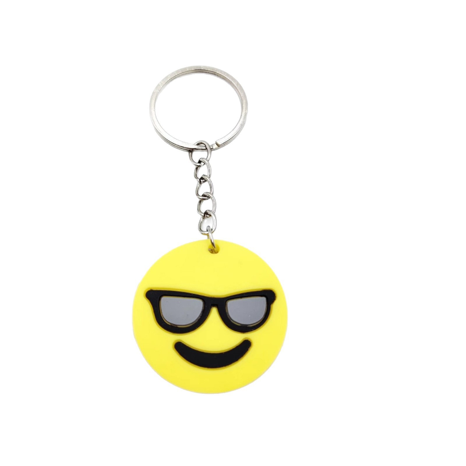 The Q-cute emoji series, including smiling PVC keychain bags and pendants, are so adorable for children Item Picture