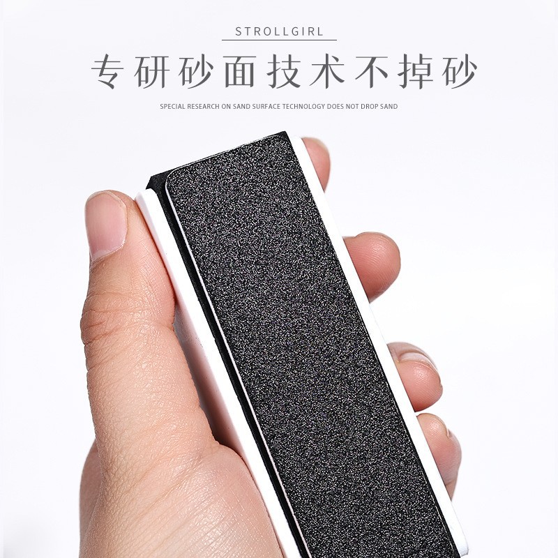 美甲工具黑芯EVA文玩抛光块银饰核桃抛光磨甲打磨四方块多面抛光细节图