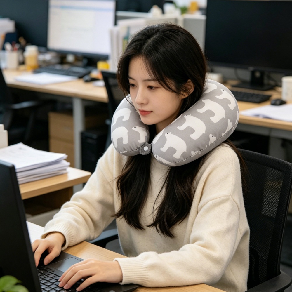 وسادة صغيرة في الرقبة لحماية رقبتها details Picture