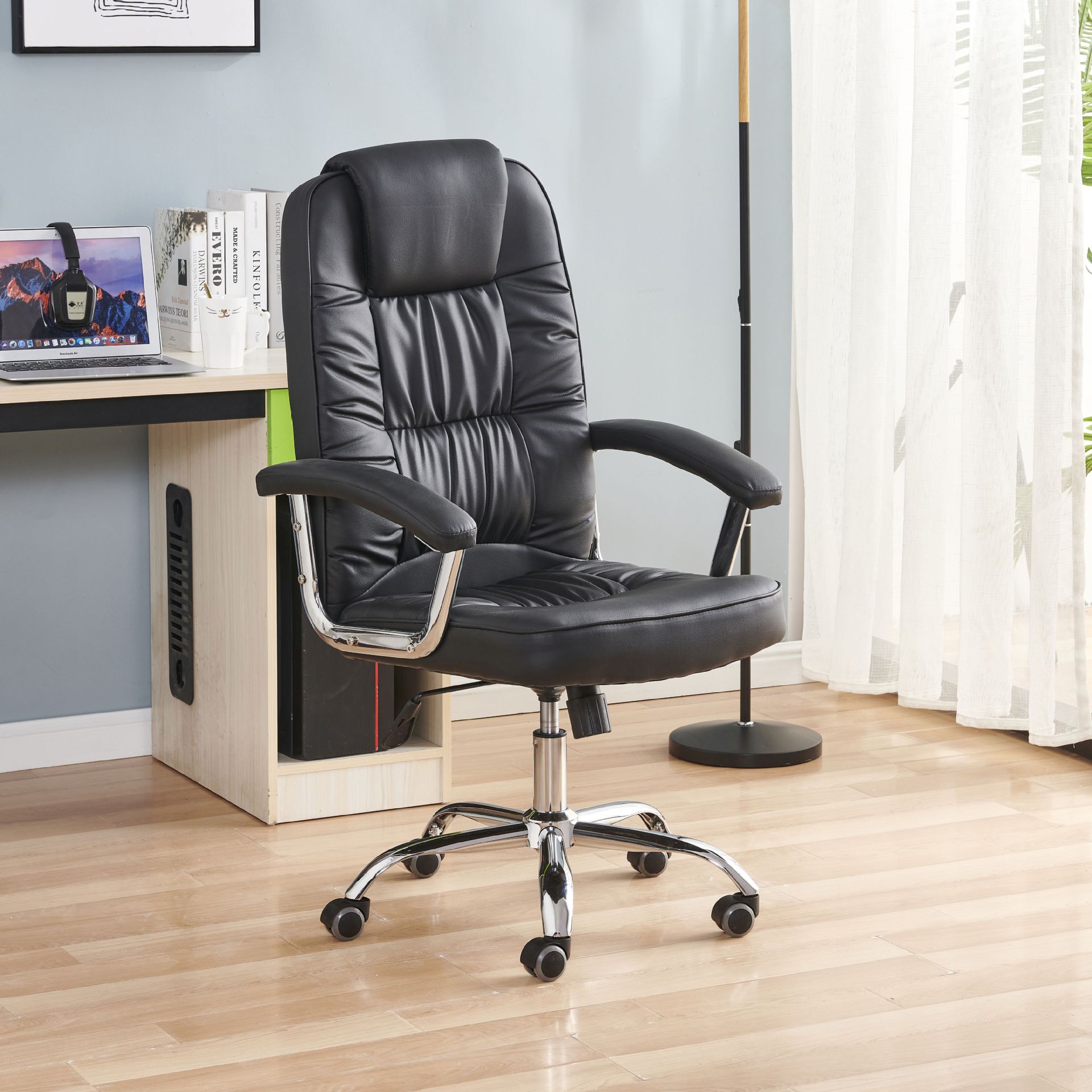 BossChairPU leather chair, office chair, meeting room reclining, boss and manager adjustable computer seat chair, swivel chair