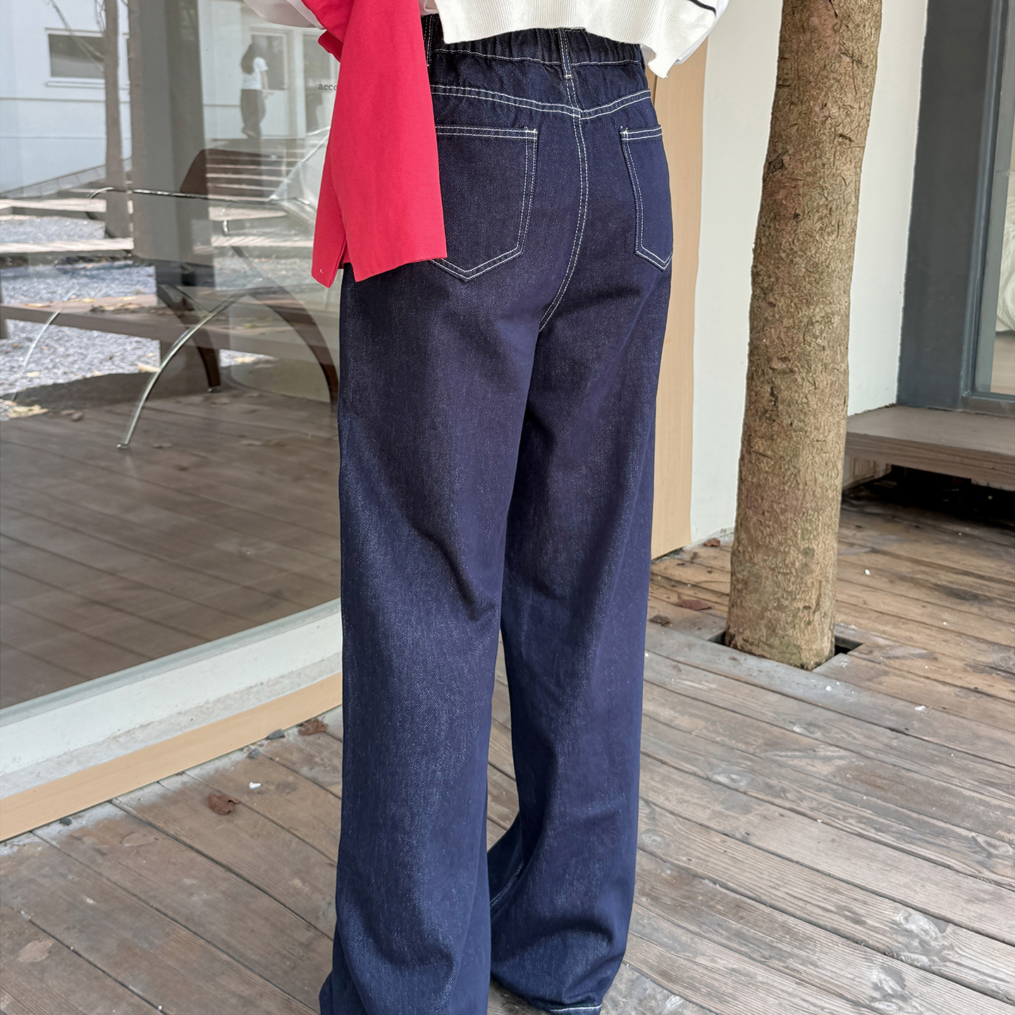 女式牛仔裤实物图