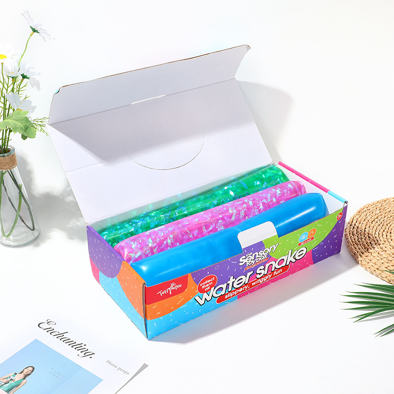 Extra-large pearl light can't catch the water snake creative prank toy, can't hold the venting toy water snake factory wholesale