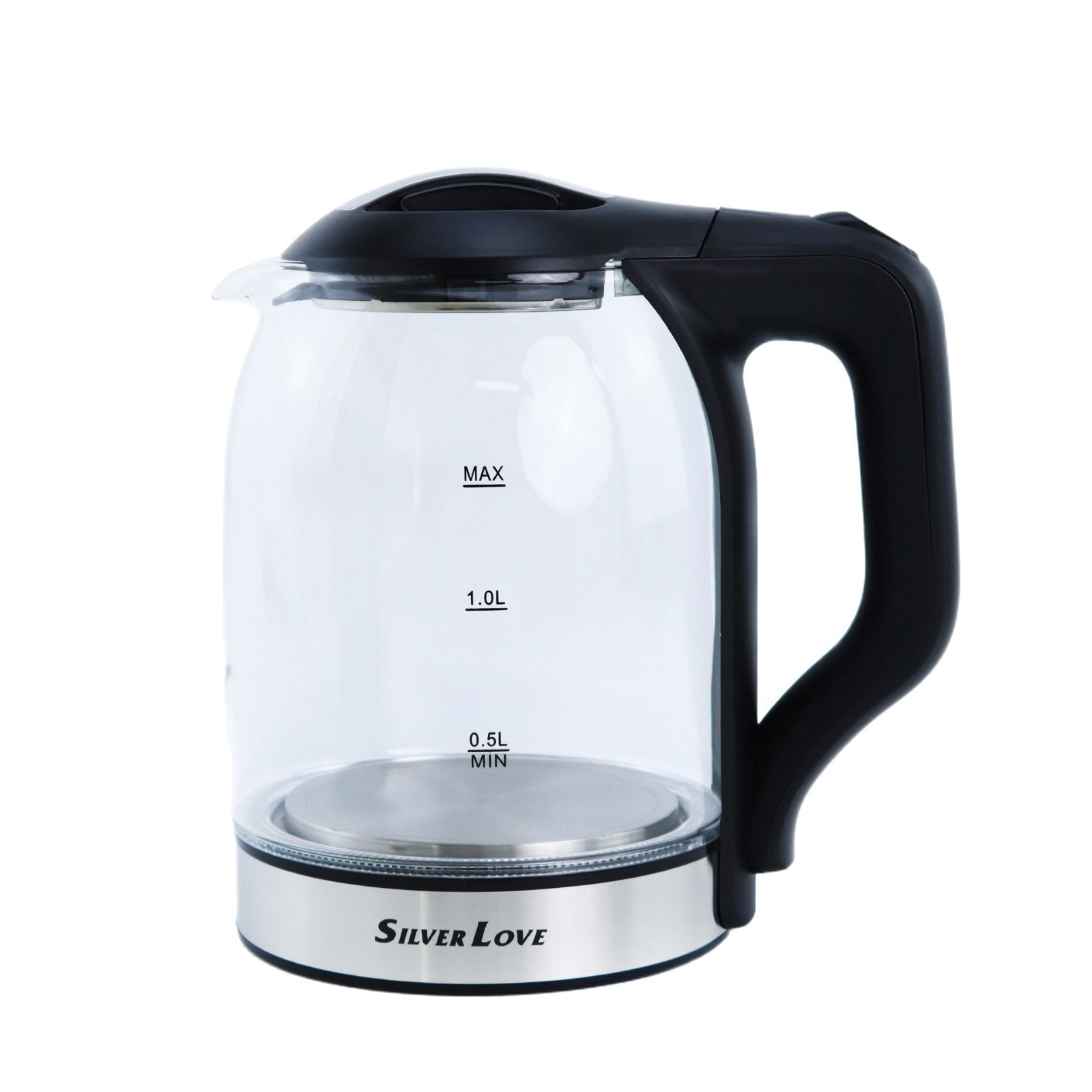 电热水壶不锈钢/电水壶电热水壶/电热水壶烧水壶/不锈钢电热水壶库存货/304电热水壶白底实物图