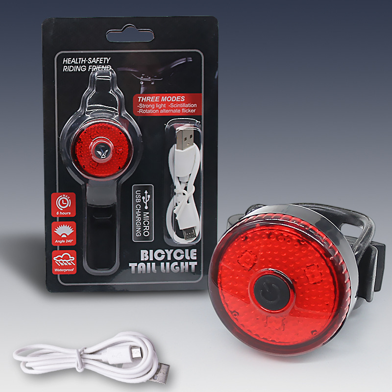 Cross-border bicycle taillights, road bike waterproof lights, mountain bike high-brightness warning lights, outdoor cycling lighting accessories Application Scenario