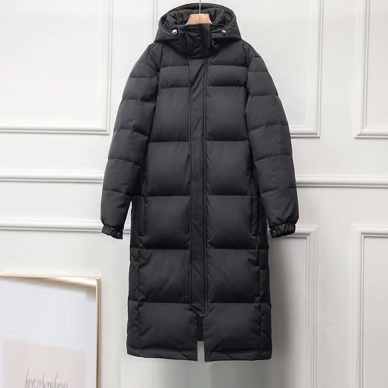 The new 2025 Dongdaemun thickened and loose cotton-padded jacket for the art examination school uniform of the Central Academy of Drama, which is super long and knee-length for women