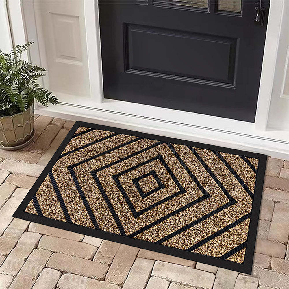 Cross-border modern and simple anti-slip doormat, floor mat, household outdoor door mat, water-absorbing door and entrance door floor mat details Picture