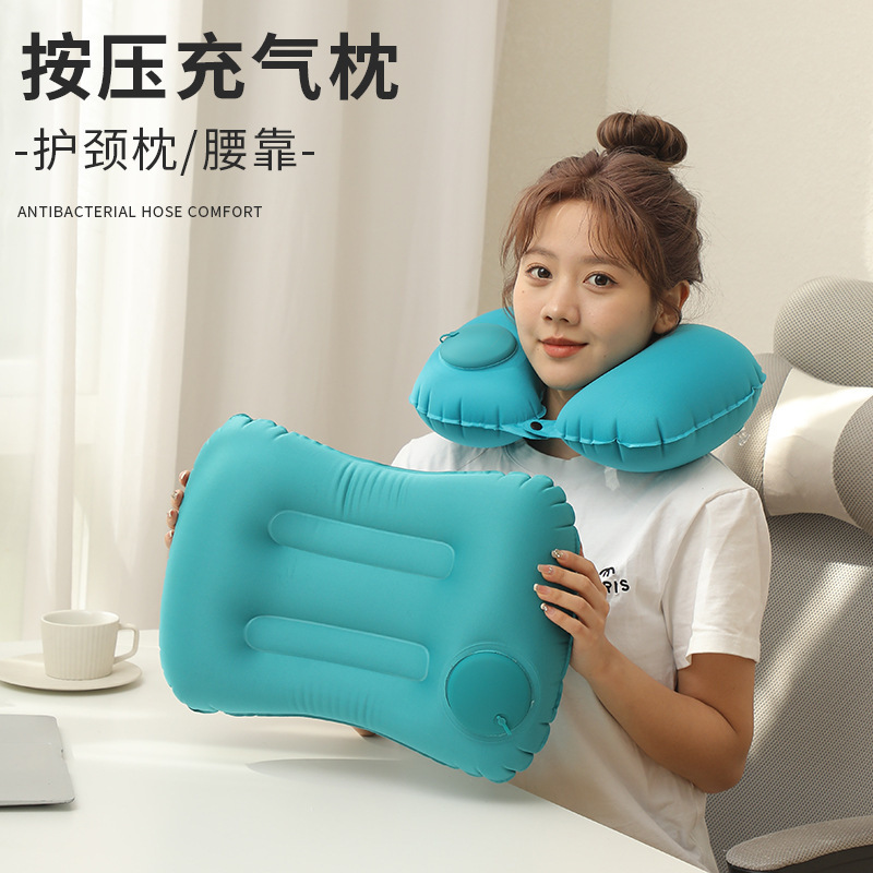 Wholesale of inflatable travel pillows, portable lumbar support cushions, car throw pillows, sleep pillows, folding outdoor and car pillows