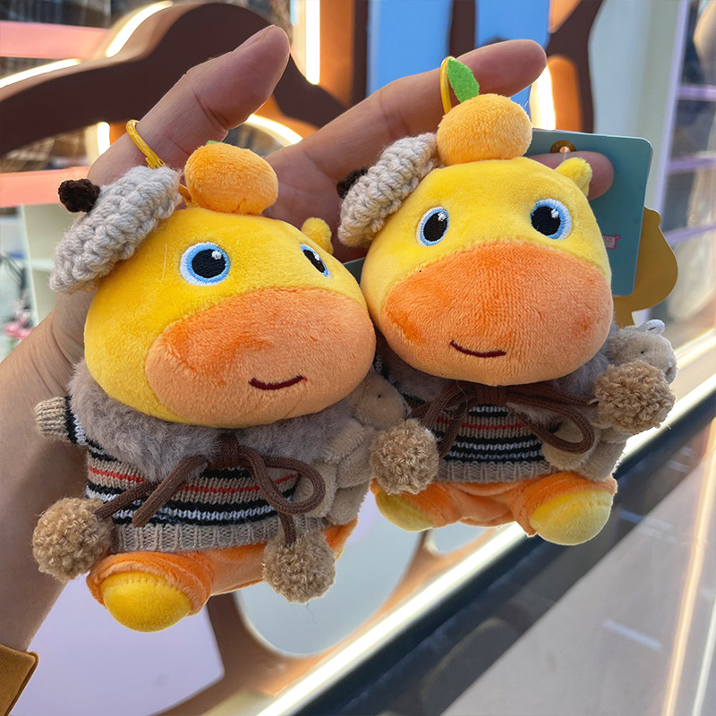 【 Authentic 】 Original secondary costume water Dolphin Lulu plush doll bag Pendant, Little Red Book Internet celebrity doll Application Scenario