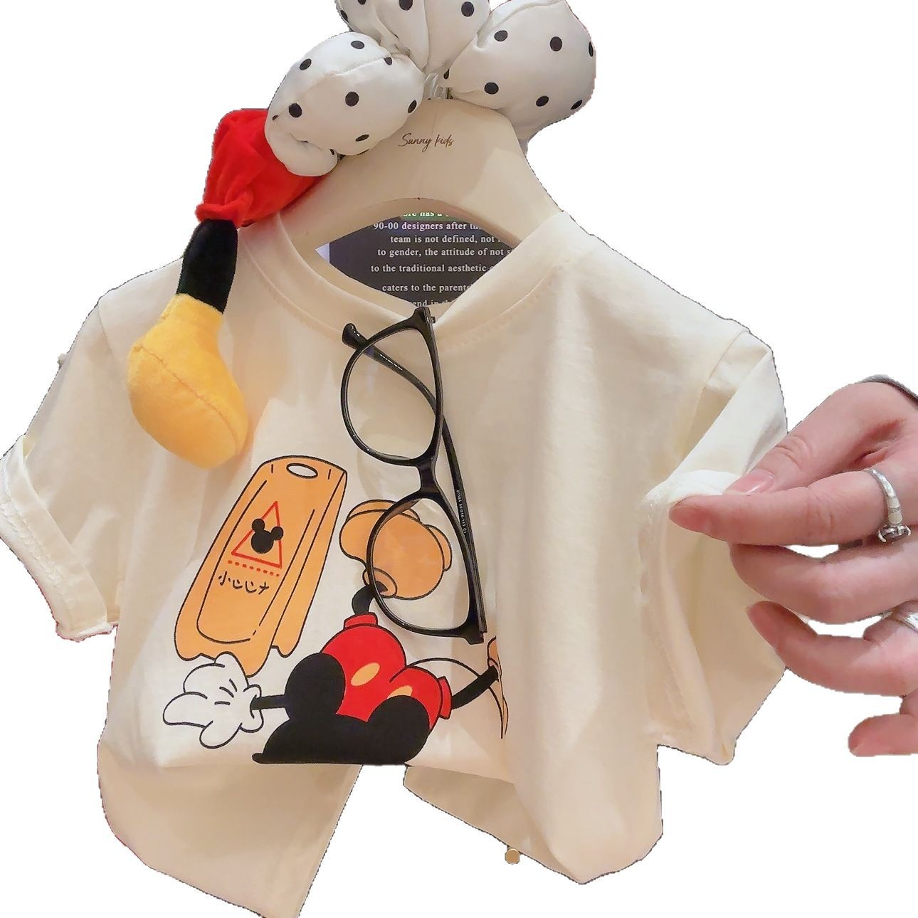 Niño set verano 2025 nuevo niño manga corta camiseta set niño dibujos animados dos piezas niño medio Item Picture