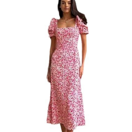 旗袍/高定礼服/抹胸裙/纱裙半身裙/广州十三行连衣裙白底实物图