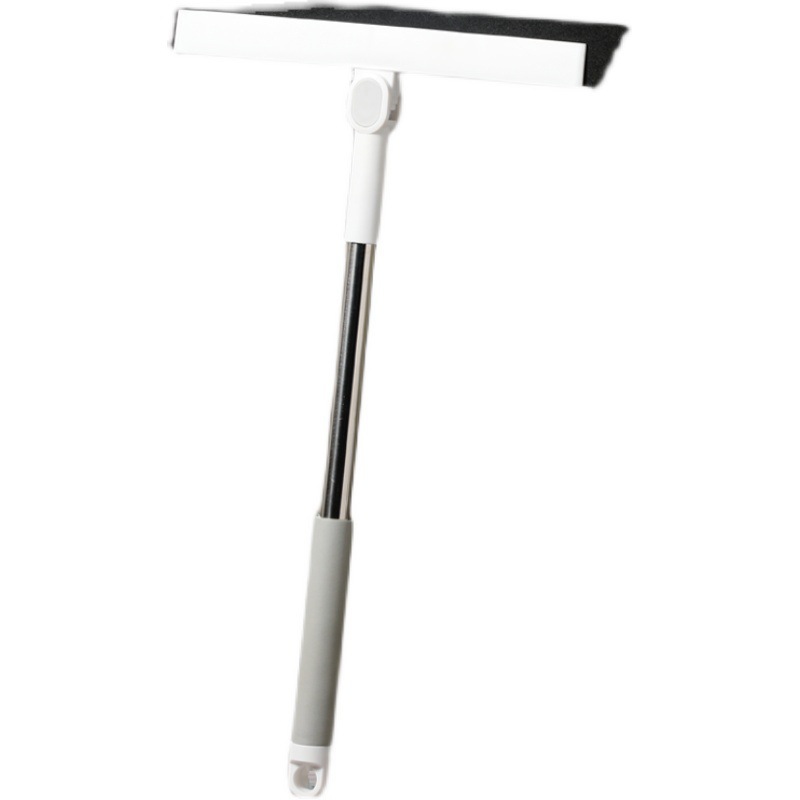 110AAC long-handled floor scraper, bathroom and kitchen cleaning water scraper, floor cleaning brush, detachable handle glass wiper Item Picture