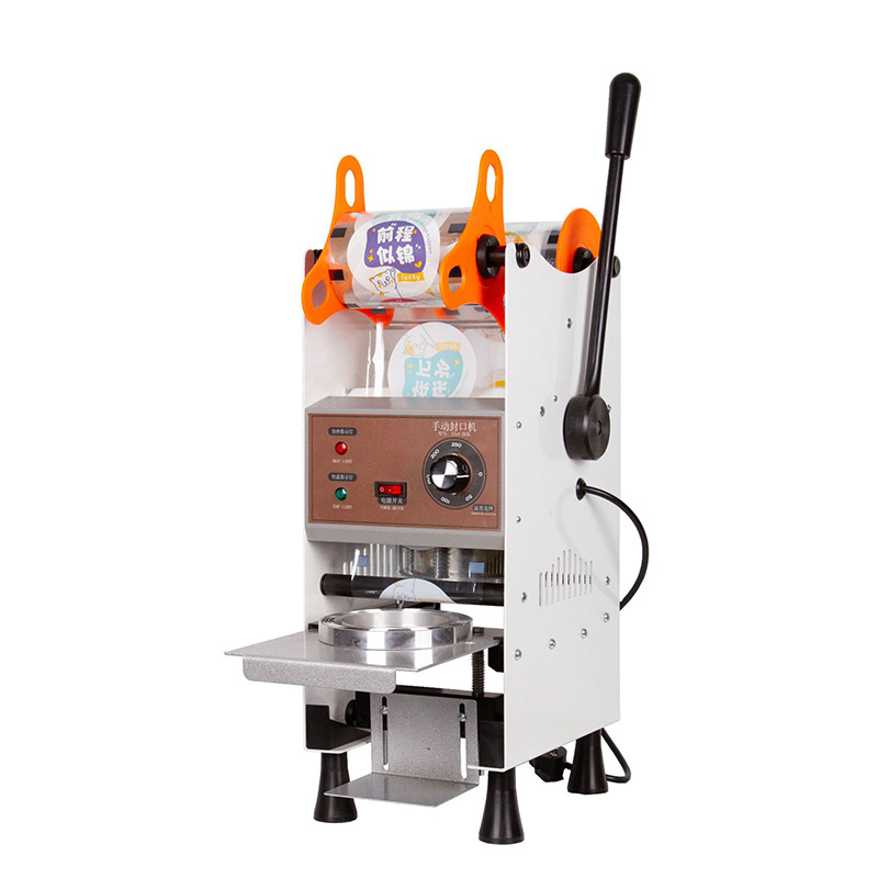 Manual cup sealing machine, commercial milk tea cup sealing machine, soy milk beverage sealing machine, paper cup and plastic cup sealing machine Item Picture