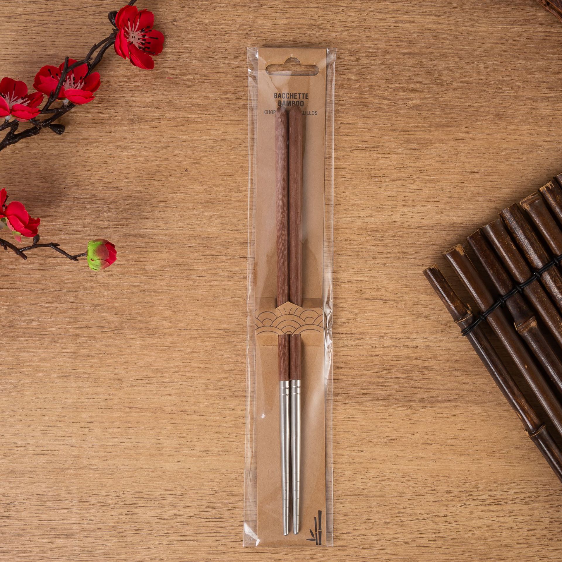 木筷子，木筷，家用筷子，家用木筷，单身筷，单身筷子，金属筷子细节图