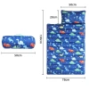 Portable, detachable and foldable sleeping bags, customizable digital printed children's sleeping bags, nap care classes, kindergartens Specification image