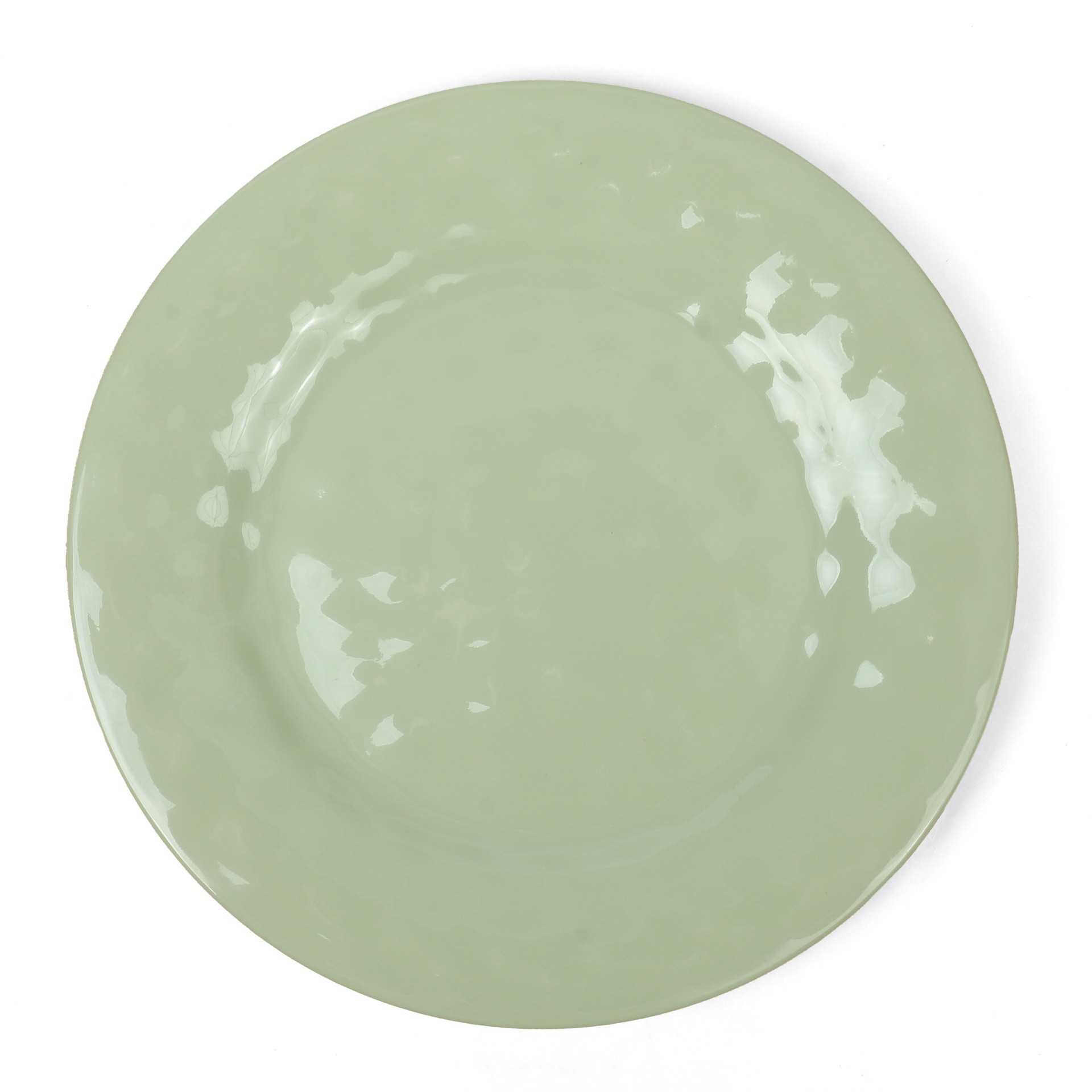 Customized melamine tableware plates for fast food restaurants, green round plates for pig's foot rice, fast food plates for restaurants and hotels, and rice bowls with toppings details Picture
