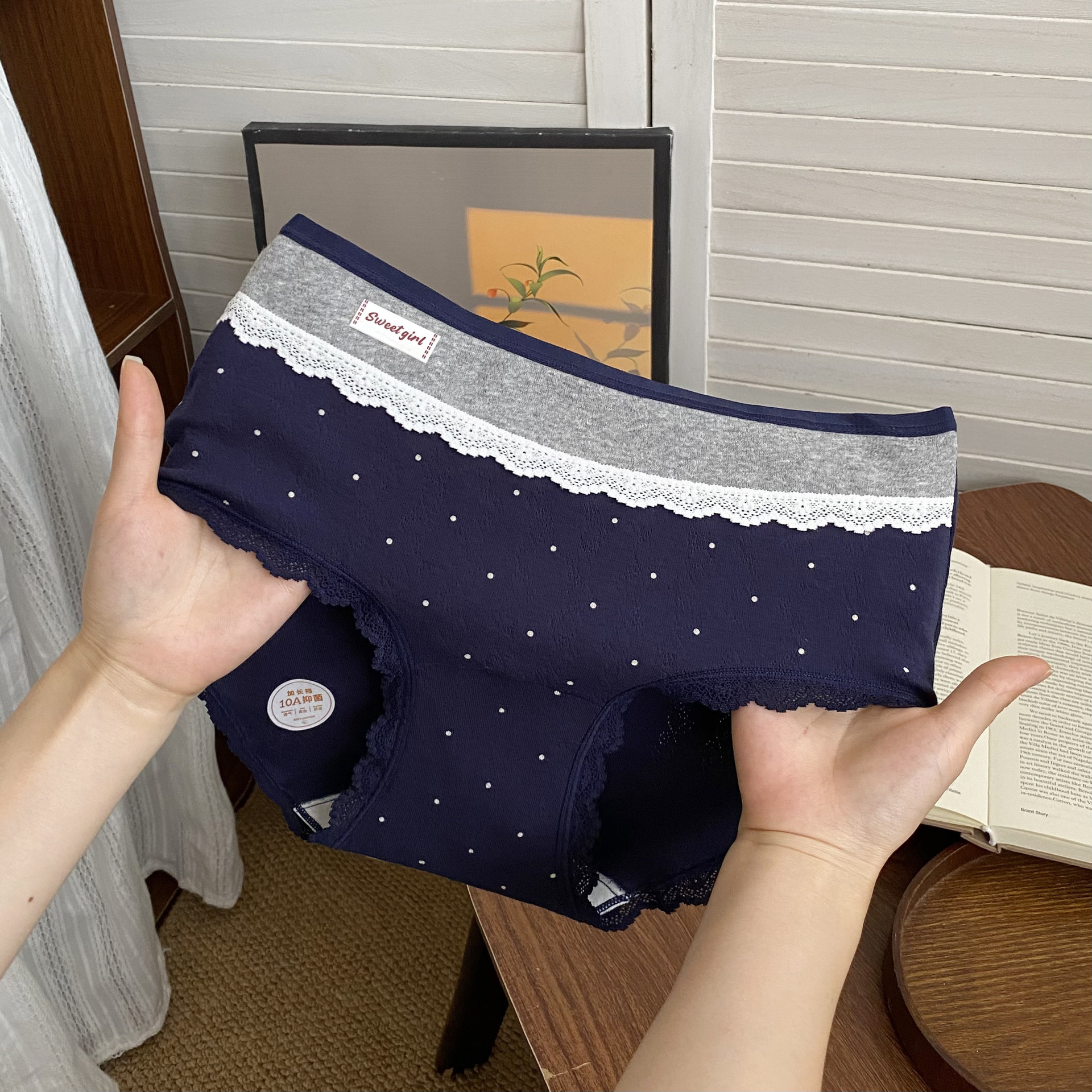 内裤女士高腰舒适/内裤/内裤商家/内裤女士高腰/内裤莫代尔面料细节图