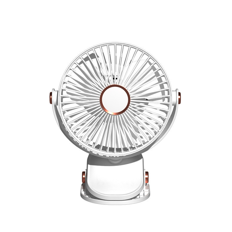 Cross-border air conditioner multi-functional clip fan night light usb charging silent student dormitory portable small fan Item Picture
